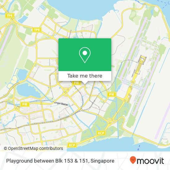 Playground between Blk 153 & 151 map