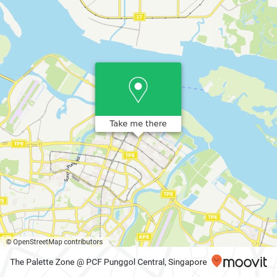 The Palette Zone @ PCF Punggol Central map