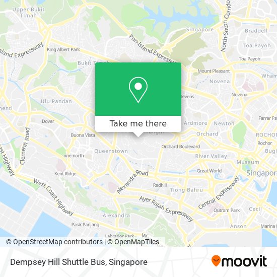 Dempsey Hill Shuttle Bus地图