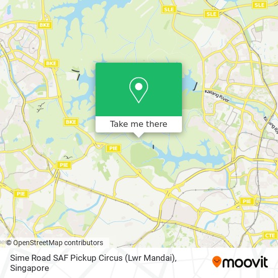 Sime Road SAF Pickup Circus (Lwr Mandai)地图