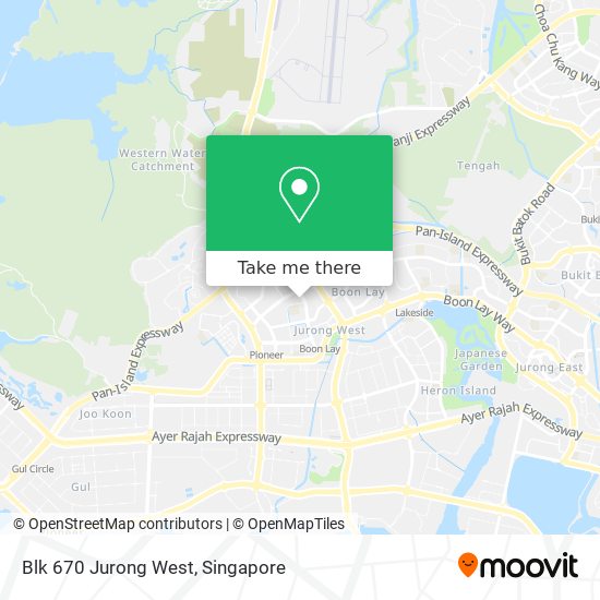 Blk 670 Jurong West map