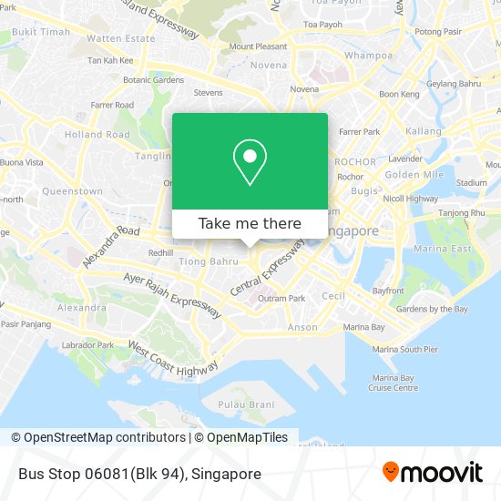 Bus Stop 06081(Blk 94) map