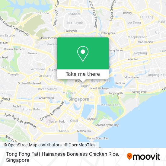 Tong Fong Fatt Hainanese Boneless Chicken Rice map