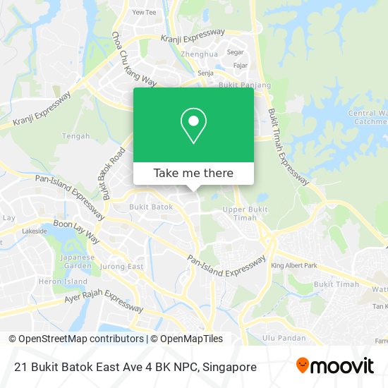 21 Bukit Batok East Ave 4 BK NPC地图