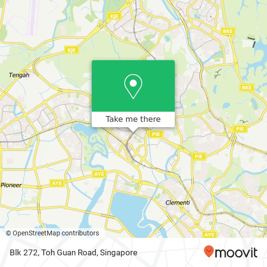 Blk 272, Toh Guan Road map