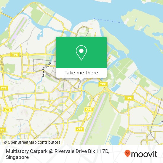 Multistory Carpark @ Rivervale Drive Blk 117D map