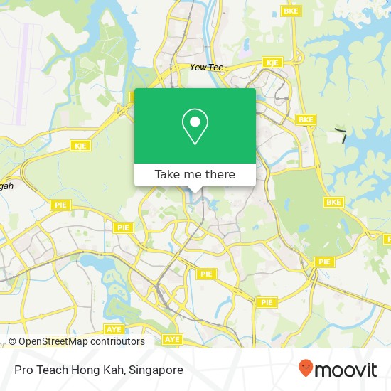 Pro Teach Hong Kah地图