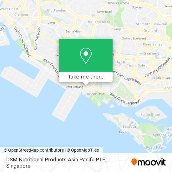 DSM Nutritional Products Asia Pacifc PTE map
