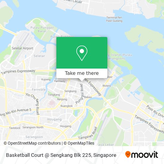 Basketball Court @ Sengkang Blk 225地图