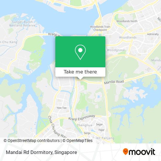 Mandai Rd Dormitory map
