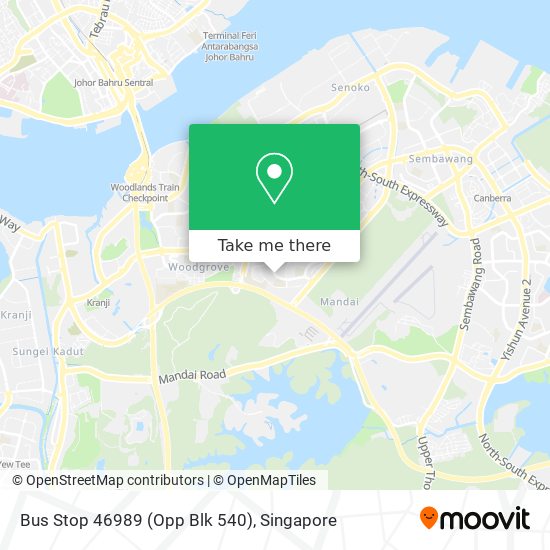 Bus Stop 46989 (Opp Blk 540)地图