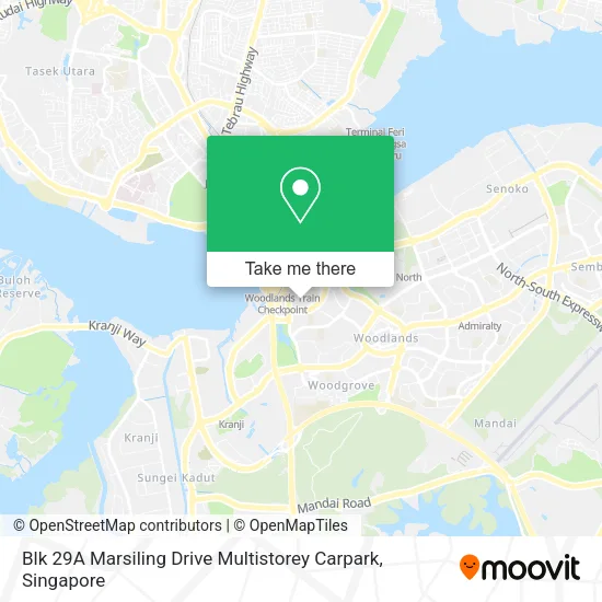Blk 29A Marsiling Drive Multistorey Carpark地图
