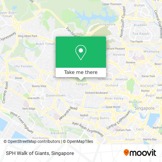 SPH Walk of Giants map