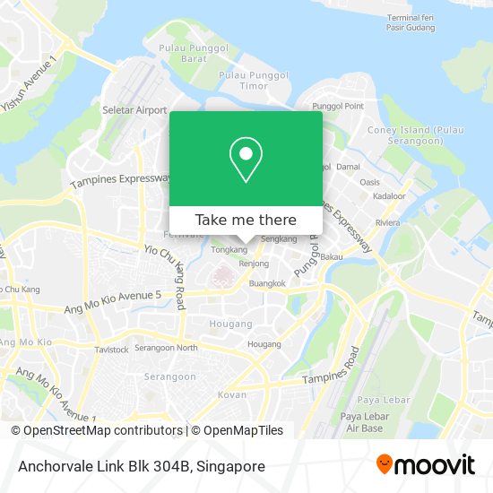 Anchorvale Link Blk 304B map