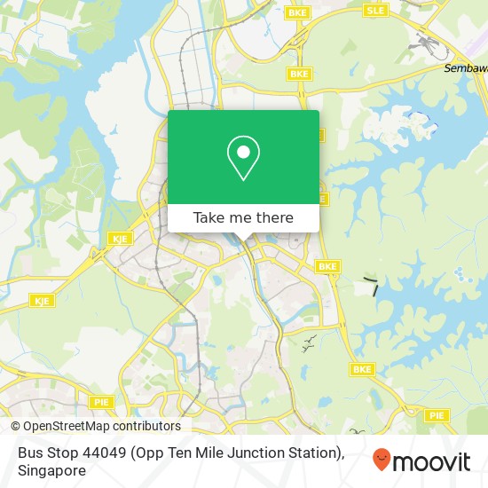 Bus Stop 44049 (Opp Ten Mile Junction Station)地图