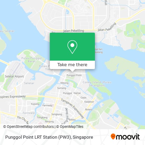 Punggol Point LRT Station (PW3) map