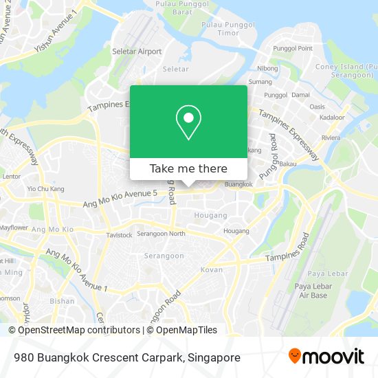 980 Buangkok Crescent Carpark地图