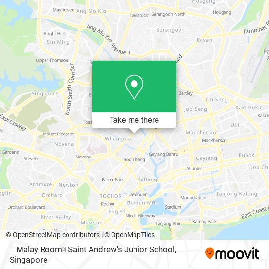 Malay Room Saint Andrew's Junior School map