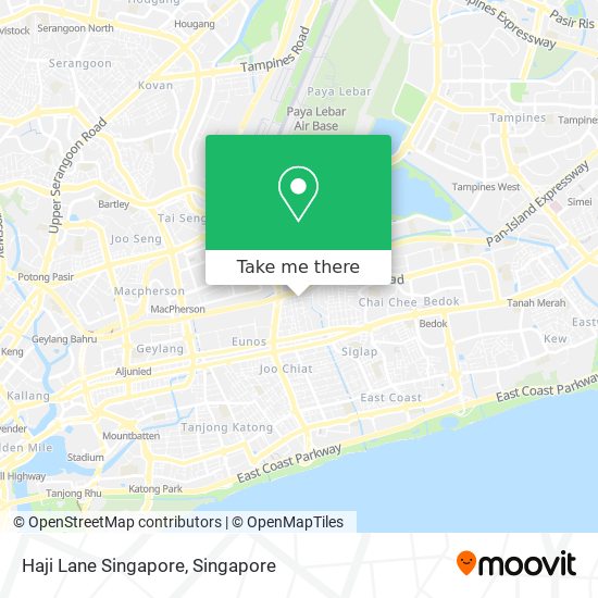 Haji Lane Singapore map