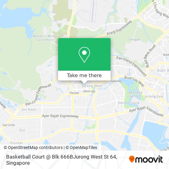 Basketball Court @ Blk 666BJurong West St 64地图