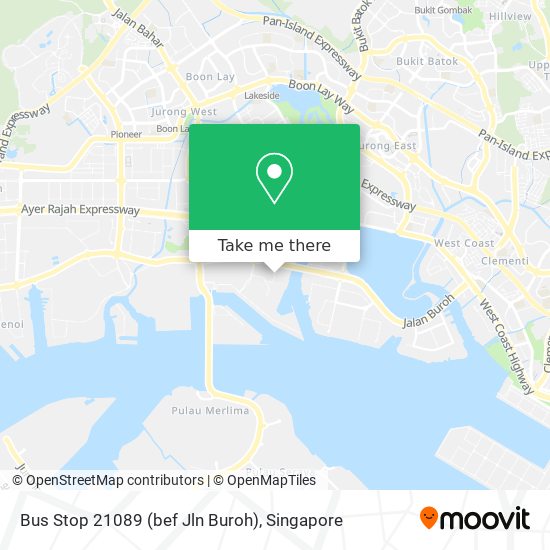 Bus Stop 21089 (bef Jln Buroh) map