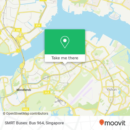 SMRT Buses: Bus 964地图