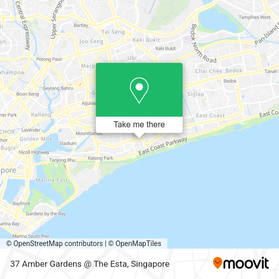 37 Amber Gardens @ The Esta map