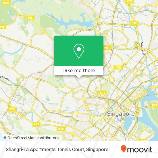 Shangri-La Apartments Tennis Court map