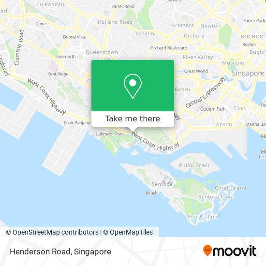 Henderson Road map