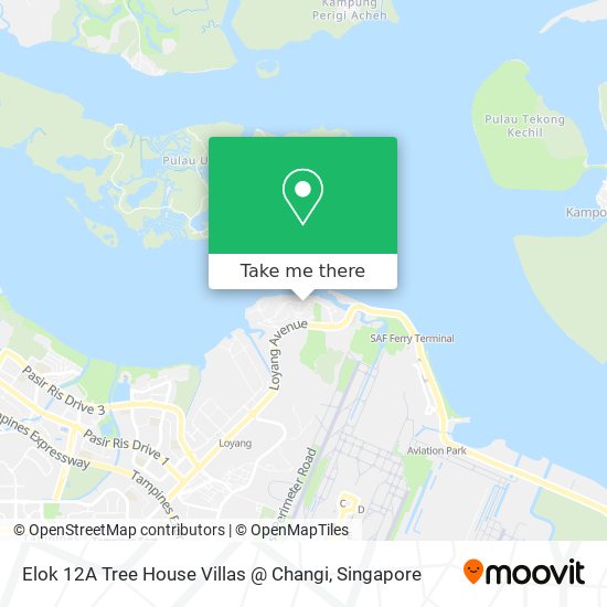 Elok 12A Tree House Villas @ Changi map