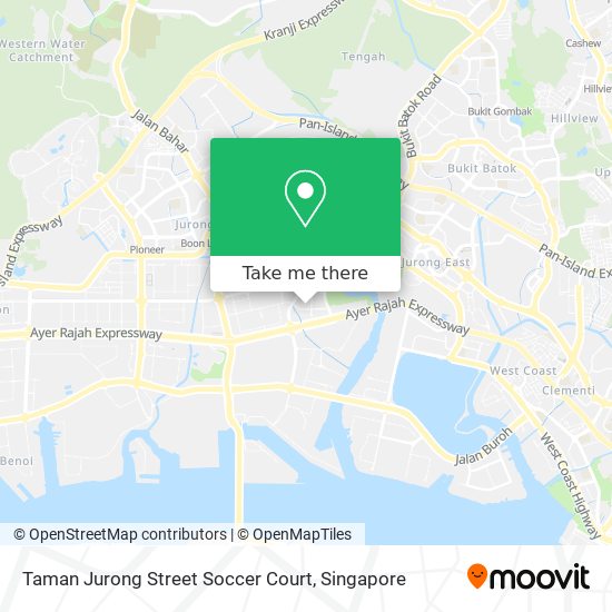 Taman Jurong Street Soccer Court map