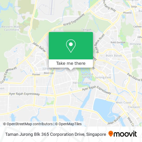 Taman Jurong Blk 365 Corporation Drive map