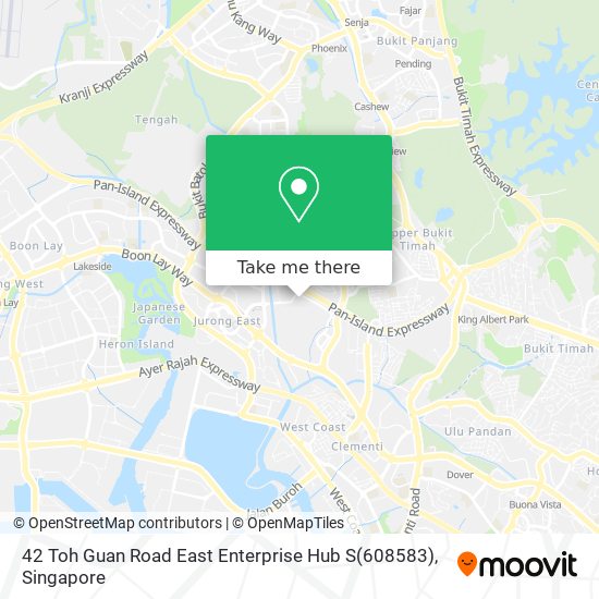 42 Toh Guan Road East Enterprise Hub S(608583) map