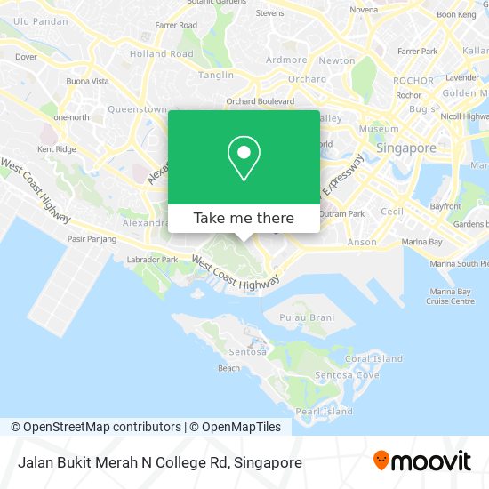 Jalan Bukit Merah N College Rd map