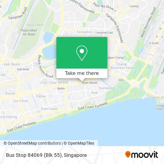 Bus Stop 84069 (Blk 55) map