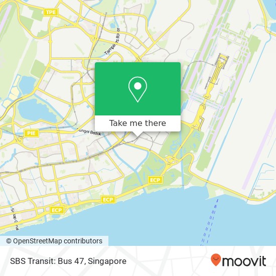 SBS Transit: Bus 47 map