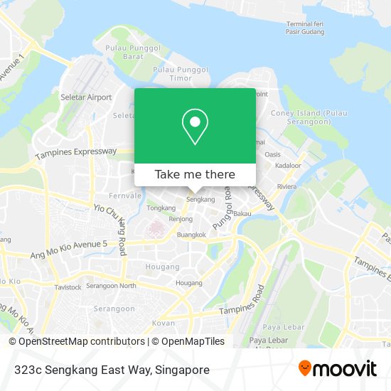 323c Sengkang East Way地图