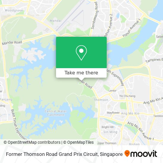 Former Thomson Road Grand Prix Circuit地图