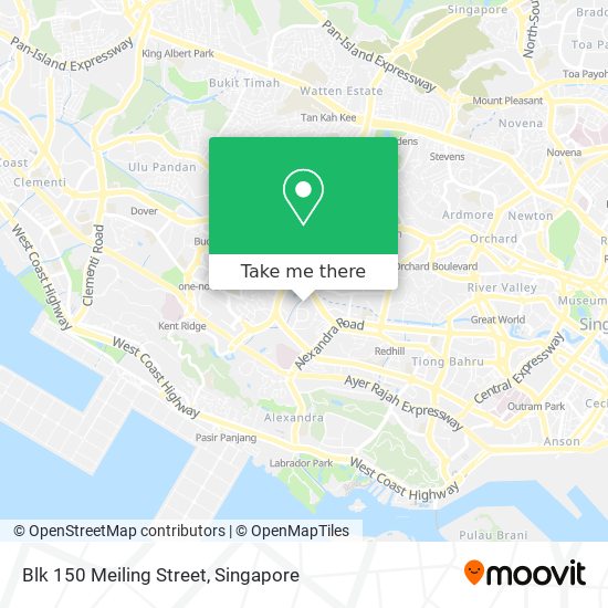 Blk 150 Meiling Street map