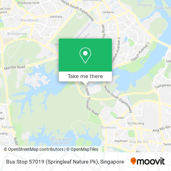 Bus Stop 57019 (Springleaf Nature Pk)地图