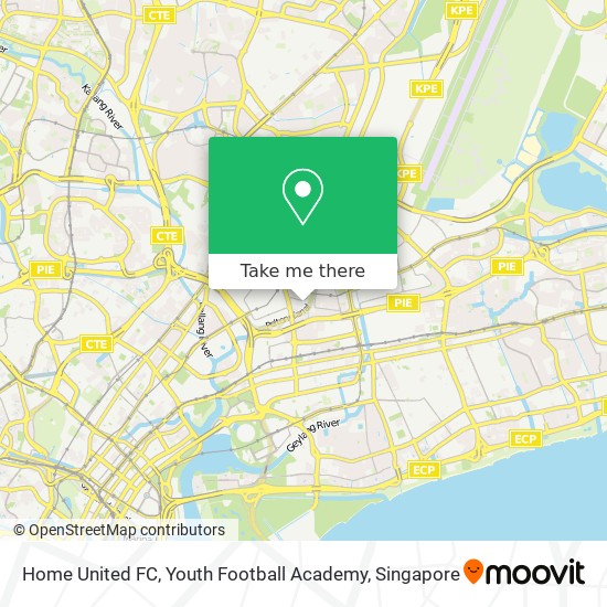 Home United FC, Youth Football Academy map