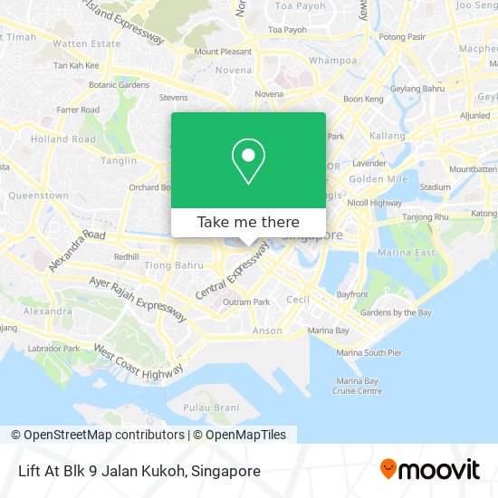 Lift At Blk 9 Jalan Kukoh map