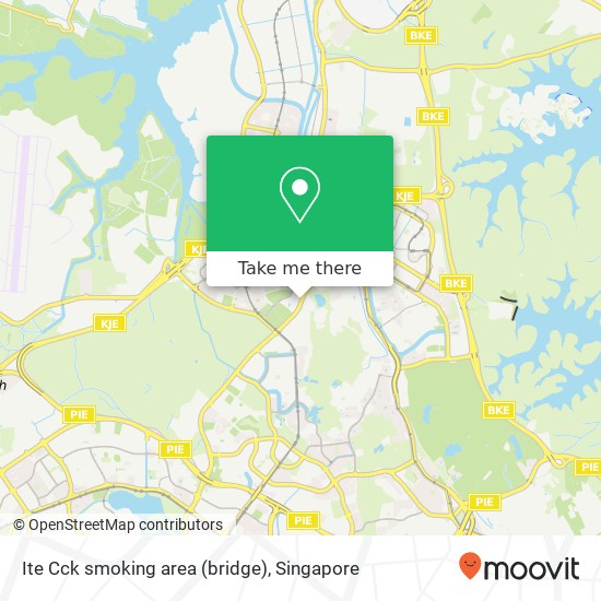 Ite Cck smoking area (bridge) map