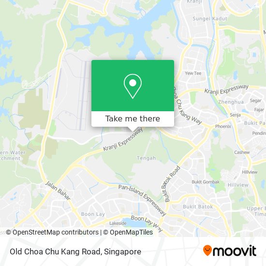 Old Choa Chu Kang Road map