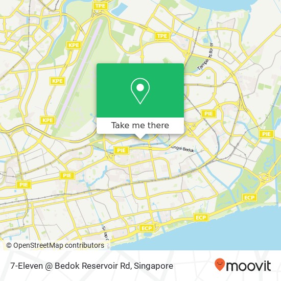 7-Eleven @ Bedok Reservoir Rd map