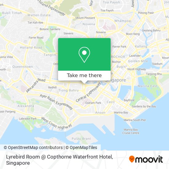 Lyrebird Room @  Copthorne Waterfront Hotel map
