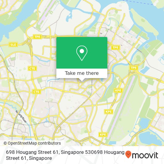 698 Hougang Street 61, Singapore 530698 Hougang Street 61地图