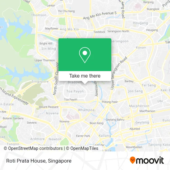Roti Prata House map