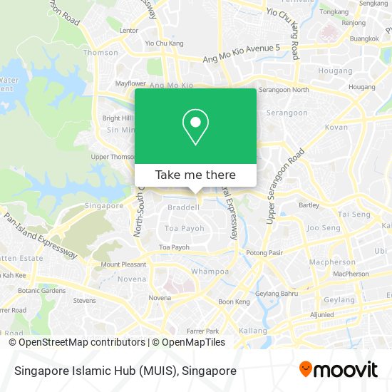 Singapore Islamic Hub (MUIS)地图