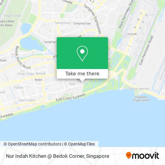 Nur Indah Kitchen @ Bedok Corner map